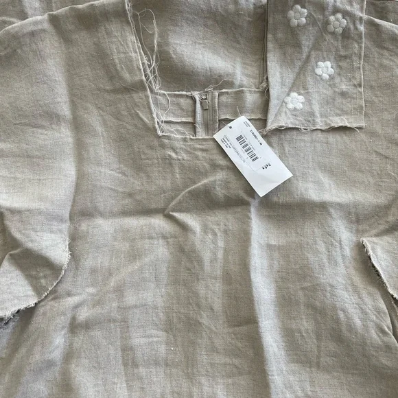 Jupe by Jackie x Comme des Garcons distressed Linen dress - Picture 3 of 3
